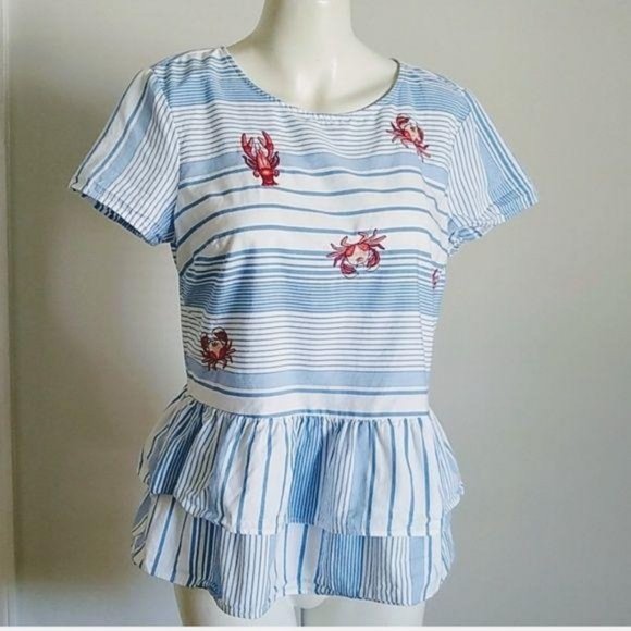 Crown and Ivy Tops - Crown and Ivy Montauk Signature Weekend Crab